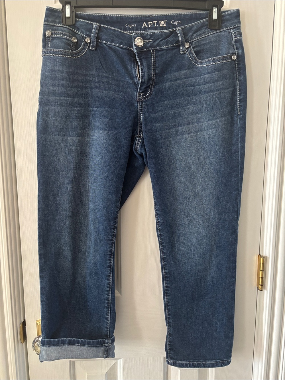 Apt. 9 Dark Blue Cropped Jeans